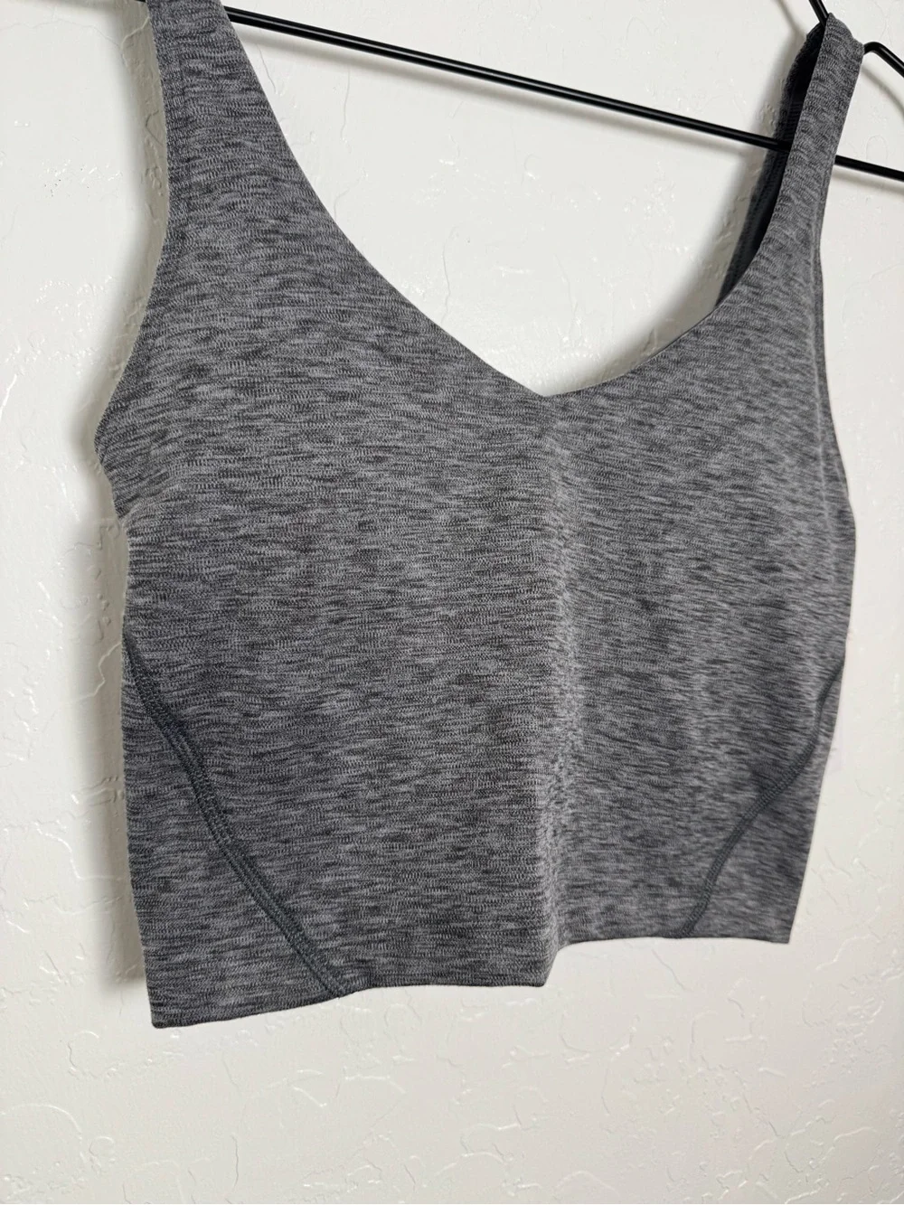 Gilly Hicks Heather Gray Workout Tank Top Go Recharge Sportlette - Picture 6 of 14